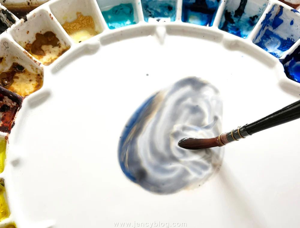 How to Mix Luminous Greys in Watercolour